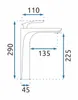 Rubinetto da Lavabo Rea Orbit Gold High Anteprima dell’immagine prodotto 6