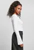 Dámsky svetr Urban Classics Ladies Cropped Rib Cardigan Náhľad obrázku produktu 4