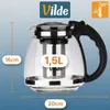 Vilde | Teekanne 1,5 L - Glaskanne mit Sieb - 6 Gläser 255 Produktbild-Vorschau 4