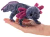 Folkmanis Fingerpuppe Axolotl schwarz/pink Stofflurch Produktbild-Vorschau 4