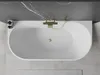 Mexen Oval Freistehende Badewanne Wand 180 x 80 cm, weiß, Produktbild-Vorschau 4