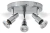 Plafonnier LED 3 spots éclairage plafond salle de bain IP44 Voir les images du produit 1