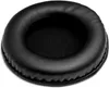 A close-up, isolated shot of a black headphone earpad. Podgląd zdjęcia produktu