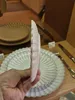 Piatto in porcellana bianco crema 15 cm – Piatto con bordo Anteprima dell’immagine prodotto 10