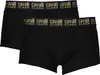 Doppelte Eleganz: Schwarze Herren-Boxershorts mit Produktbild-Vorschau 3