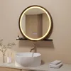 Rund Badspiegel mit Beleuchtung, 60 cm LED-Badzimmerspiegel Produktbild-Vorschau 2