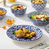 Vancasso Tafelservice, 24-tlg Blau und Weiß Porzellan Produktbild-Vorschau 6