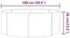 Letto rialzato Acciaio verniciato a polvere 100x100x36 cm Anteprima dell’immagine prodotto 4