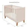 Baby-Delux Babybett Kinderbett 60x120 Lou Kaschmir-Beige Produktbild-Vorschau 7