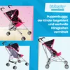 Kinderplay Puppenbuggy KP0290R – Leichter faltbarer Produktbild-Vorschau 7