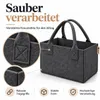 Filztasche Schwarz Einkaufstasche Kaminholztasche Produktbild-Vorschau 6