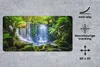 MuchoWow® Mauspad Mousepad Dschungel - Wasserfall - Produktbild-Vorschau 2