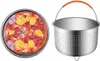 Dämpfkorb Edelstah, Dämpfeinsatz Instant Topf Zubehör Produktbild-Vorschau 3