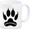 Rudelführerin Wolf Kaffeebecher mit Pfotenabdruck Motiv Produktbild-Vorschau 1