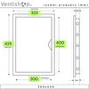 Abs Plastové Inspekční Dvířka 300*400 Mm - Rx 02-809A Náhled obrázku produktu 3