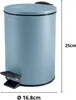 Spirella Treteimer Cannes - hellblau - Metall - 17 x 25 cm Produktbild-Vorschau 9