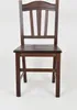 A wooden chair is shown against a white background. Produktbild-Vorschau