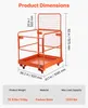 Plateforme de manutention VEVOR, dimensions 920 x 1045 mm, Voir les images du produit 2