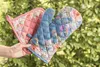 Clayre & Eef Ofenhandschuh 18x30 cm Blau Baumwolle Blumen Produktbild-Vorschau 6