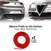 Naklejka profilowa czerwona na przód i tył Dam Alfa Romeo Podgląd zdjęcia produktu 2