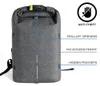 XD-Design Urban Rucksack Lässiger Rucksack Grau Stoff Produktbild-Vorschau 2