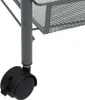 vidaXL Kuchyňský vozík 4 police šedý 46x26x85 cm železo Náhled obrázku produktu 6
