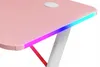 Stół do gier – biurko 140 x 60 x 75 cm – różowe biurko Podgląd zdjęcia produktu 5