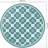Florales Kachelmuster– Vinyl Küchenteppich – fi 80cm – Produktbild-Vorschau 4