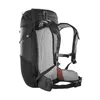 A black backpack shown from the side. Produktbild-Vorschau
