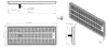 BieTal® Tropfschale Tropfkasten Edelstahl 60x22cm Einlass Produktbild-Vorschau 2