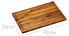 Kesper 28181 Tranchierbrett 40x26x1,5cm aus Akazie, Braun, Produktbild-Vorschau 5