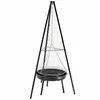 Schwenkgrill Gartengrill Grill Dreibein Holzkohlegrill Höhe Produktbild-Vorschau 2