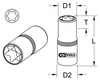 KS TOOLS 1/4" Douille Torx E E12 - 911.4352 Voir les images du produit 2