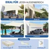 Sonnensegel Balkon 160g/m² Polyester UV Schutz Sonnenschutz Produktbild-Vorschau 11