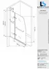 Glaszentrum Hagen 120x140 cm Badewannenaufsatz Produktbild-Vorschau 2