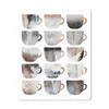 MuchoWow® Mauspad Mousepad Kaffeetassen - Abstrakt - Muster Produktbild-Vorschau 1