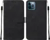 iPhone 12 Pro Max Hülle, Schlank Prägung Flip Leder Produktbild-Vorschau 1