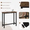 WOLTU 1x Bartisch Esstisch, Metallgestell, Tischplatte aus Produktbild-Vorschau 4