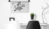 MuchoWow® Wandteppich Wandbehang Eurocard in grauer Produktbild-Vorschau 3