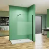 A modern bathroom with a walk-in shower. Produktbild-Vorschau