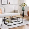 VOWNER Couchtisch, Wohnzimmer Tisch, Stahlrahmen Produktbild-Vorschau 5