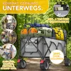 Chariot pliable TRESKO® 300 L avec frein, gris | Chariot à Voir les images du produit 3
