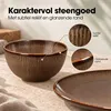 Sada nádobí Mica Decorations Nusa, hnědá, 12 dílů – talíře Náhled obrázku produktu 12