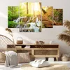 Bild auf Leinwand - Leinwandbild - Park Wasserfall Wasser - Produktbild-Vorschau 7
