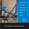 Guede GNTS 20L Staubsauger, 1200 Watt, Zubehör im Gerät Produktbild-Vorschau 11