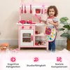 AIYAPLAY Kinderküche Spielküche mit Backofen, Herd, Spüle, Produktbild-Vorschau 8