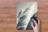 MuchoWow® Mauspad Mousepad Pampasgras - Schwarz - Weiß - Produktbild-Vorschau 3