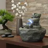 Zimmerbrunnen in Fels-Optik mit LED Beleuchtung Produktbild-Vorschau 6