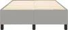 vidaXL Boxspringbettgestell Hellgrau 120x200 cm Stoff Produktbild-Vorschau 3