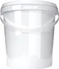 Kunststoffeimer mit Deckel 1L | PP | rund | Weiß 20 Stück Produktbild-Vorschau 2